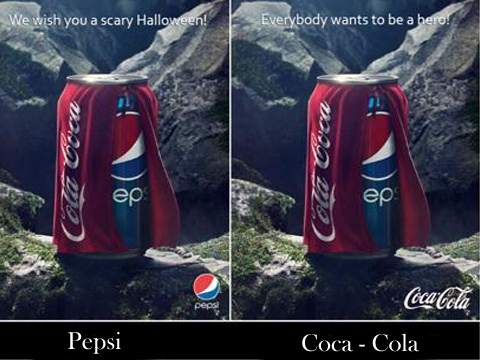 Pepsi coca cola