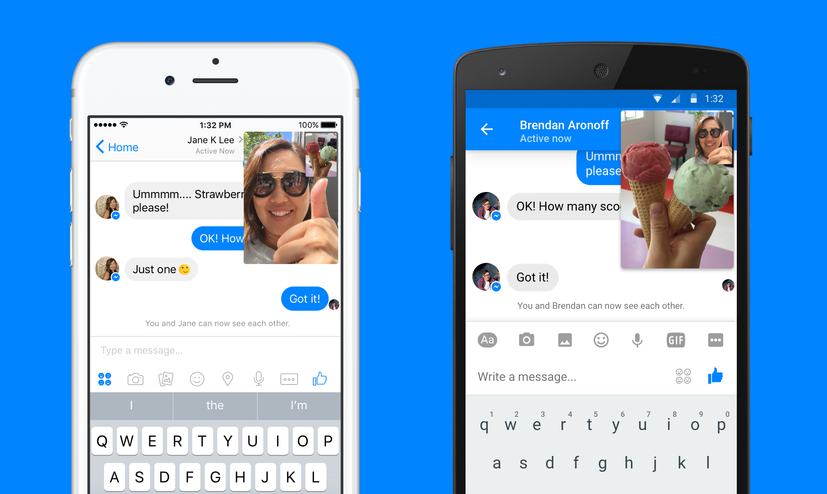 Facebook, Snapchat'in Videolu Sohbet Özelliğini Messenger'a Dahil Etti 1